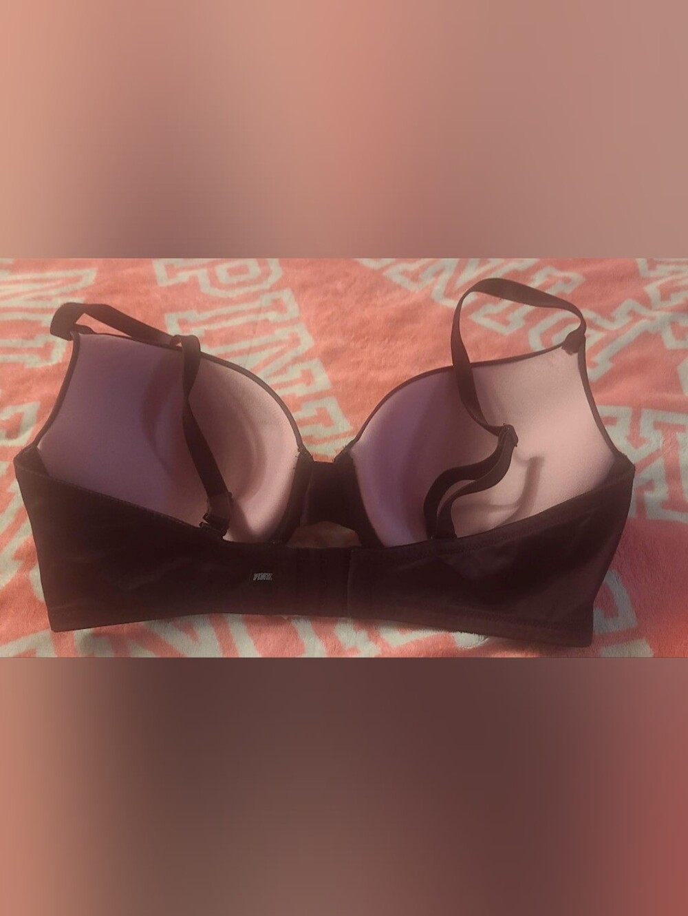 PINK Victoria's Secret 36DD Smooth Molded T-Shirt Bra - Plum - Picture 3 of 4